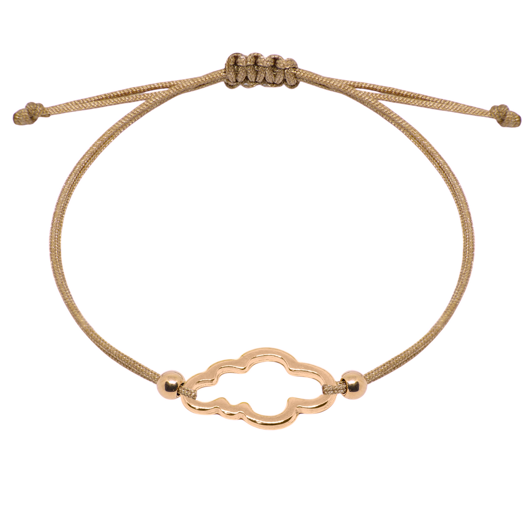 Armband Wolke Roségold - Braun Inkl. Geschenk-Verpackung