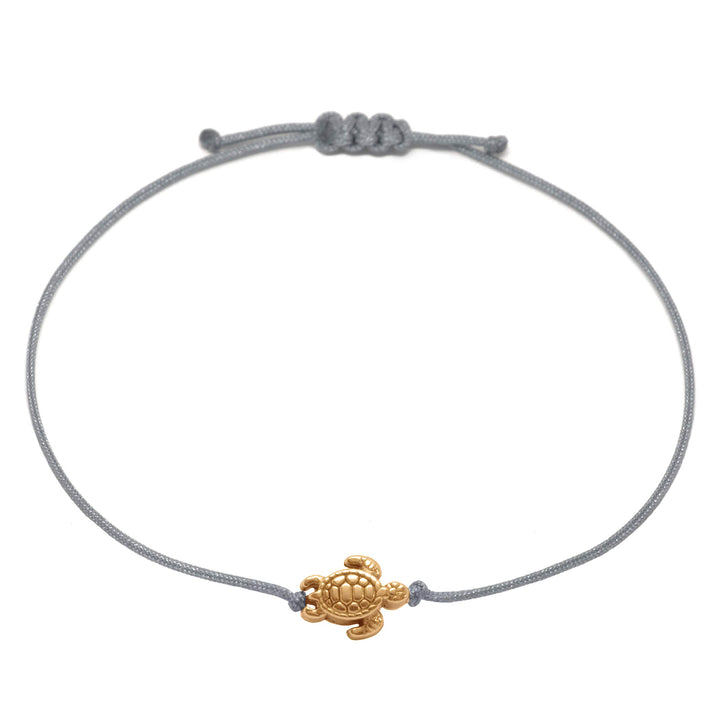 Schildkröten Armband Roségold - Grau - SelfmadeJewelry