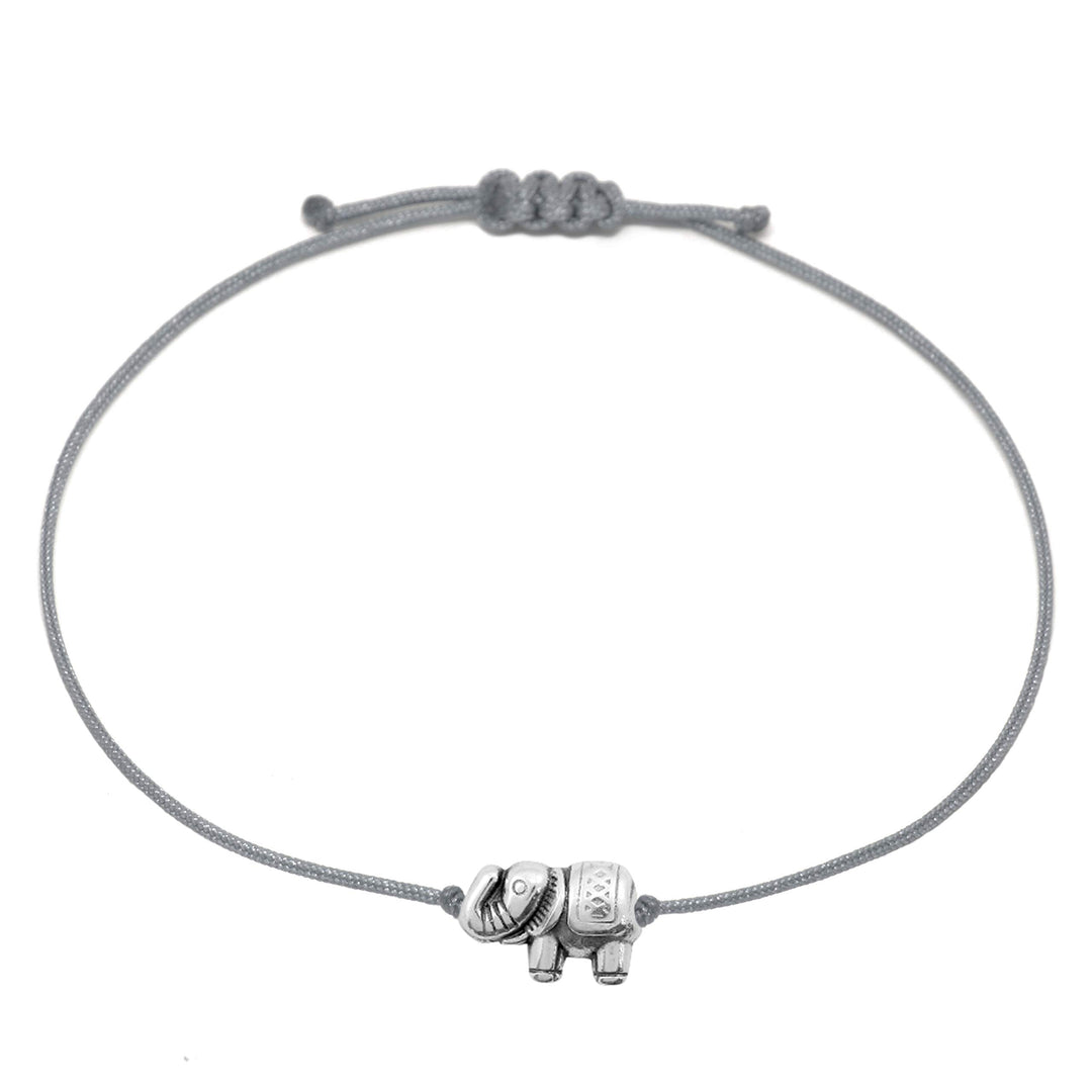 Armband Elefant Silber - Grau - SelfmadeJewelry